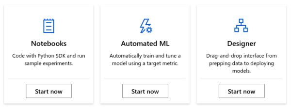“Tab for the Automated ML.