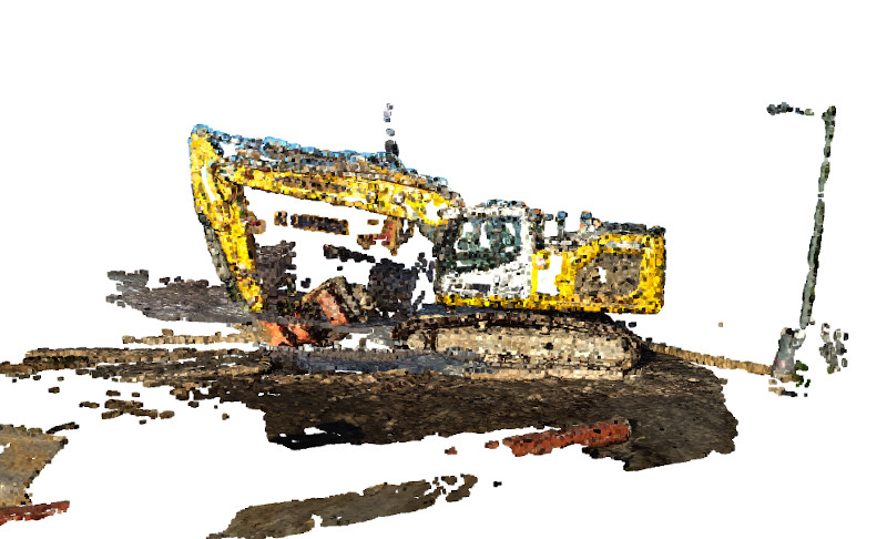 “Point cloud after radius outlier removal”