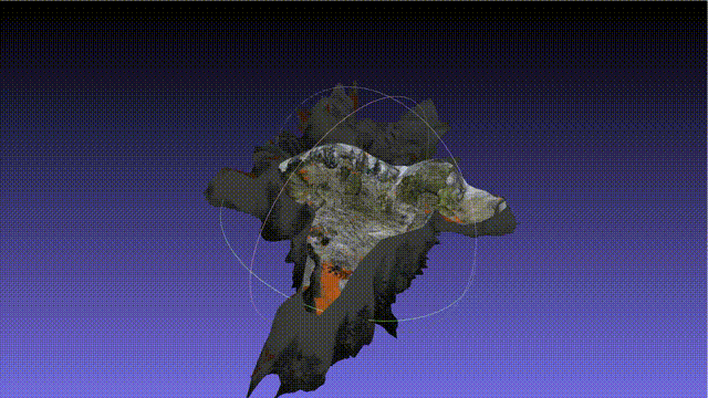 “OpenMVS mesh.